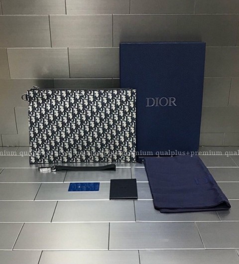 [국내배송] 디* HOMME Oblique 자카드 클러치 남성용