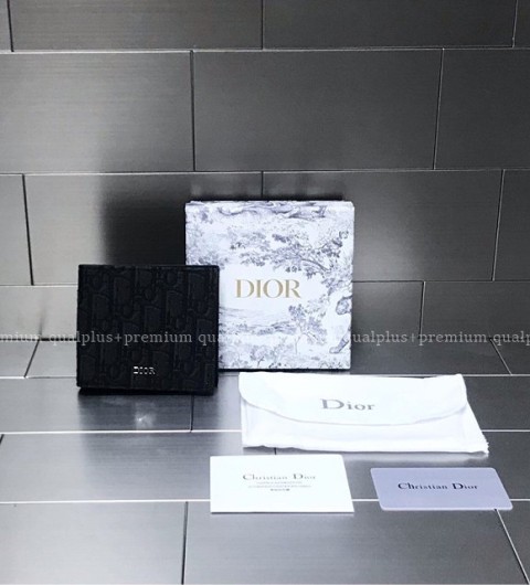 [국내배송] 디* D*OR HOMME Oblique 자카드 반지갑