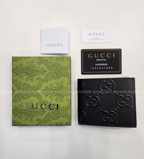 [국내배송] 구* GG 엠보스 반지갑 남성용