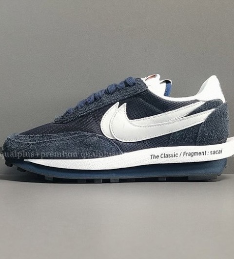 [국내배송] 나이키 사카이 프라그먼트 LD와플 네이비 남녀공용