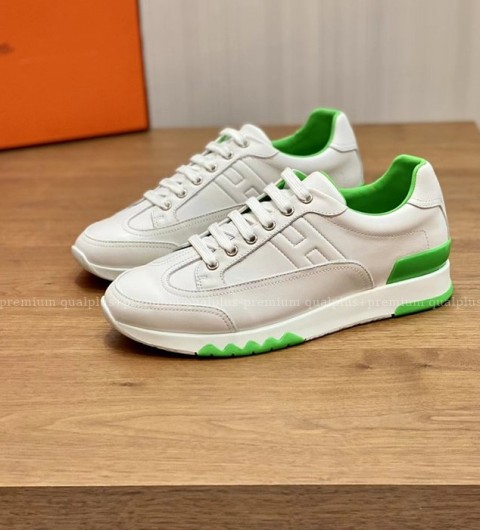 [국내배송] 에*메스 트레일 화이트 그린 남성용