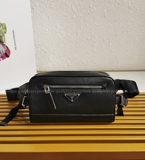 프라다 2VL012 삼각 로고 벨트백 남성용