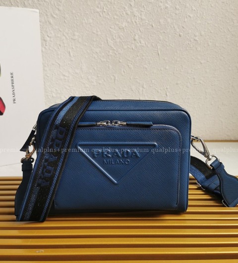 프라다 2VH152 사피아노 레더 숄더백 남성용