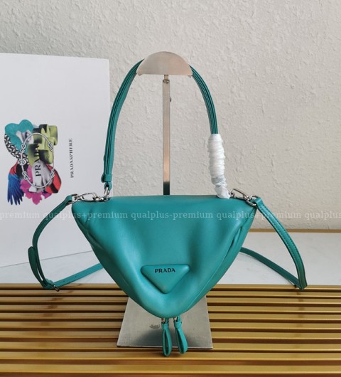 프라다 1BA315 트라이앵글 패디드 토트 탑핸들백