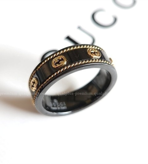 [국내배송] 구* 아이콘 반지 블랙 남녀공용