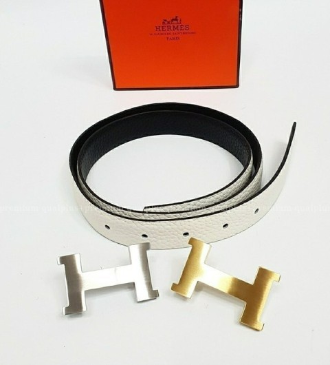 [국내배송] 에*메스 H로고 양면 가죽벨트 (여성용)