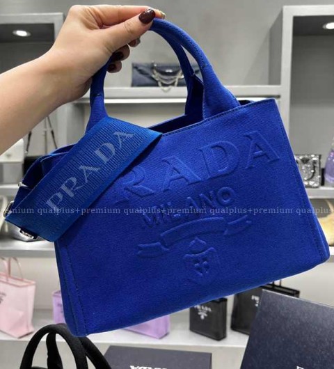 프라다 1BG439 로고 숄더 토트백