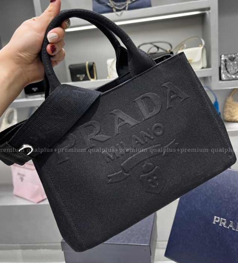 프라다 1BG439 로고 숄더 토트백