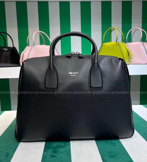 프라다 2VC035 로고 플라크 위크앤드 토트 트래블백