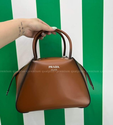 프라다 1BA366 브러쉬드 슈퍼노바 핸드백 스몰