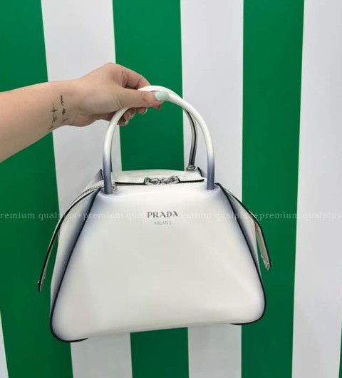 프라다 1BA366 브러쉬드 슈퍼노바 핸드백 스몰