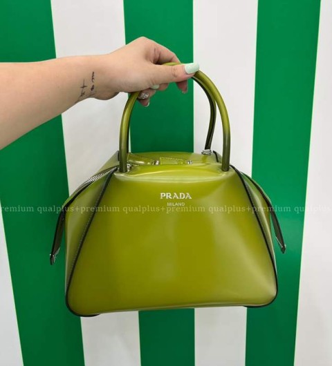 프라다 1BA366 브러쉬드 슈퍼노바 핸드백 스몰