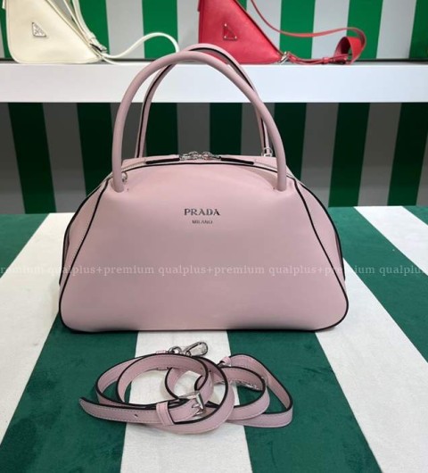 프라다 1BA365 브러쉬드 슈퍼노바 핸드백 미듐
