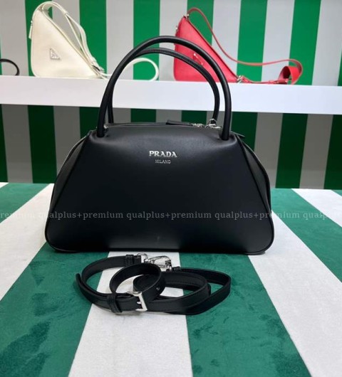 프라다 1BA365 브러쉬드 슈퍼노바 핸드백 미듐