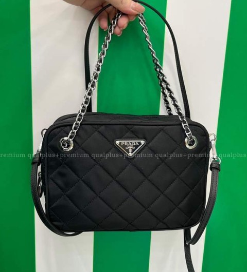 프라다 1BH910 포코노 퀄팅 체인 숄더백 미니