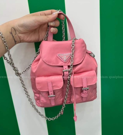 프라다 1BH029 리나일론 체인 백팩 미니
