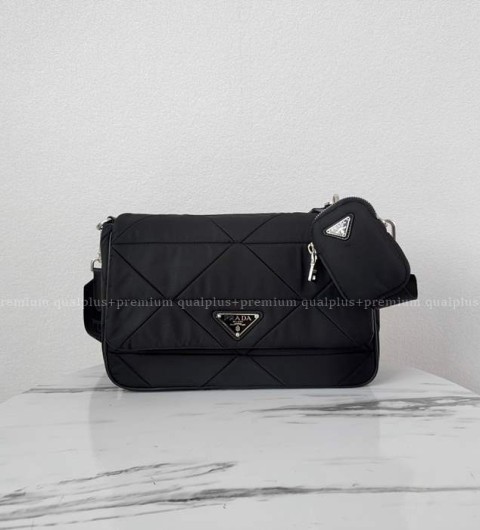 프라다 1BD291 시스템 패치워크 숄더백