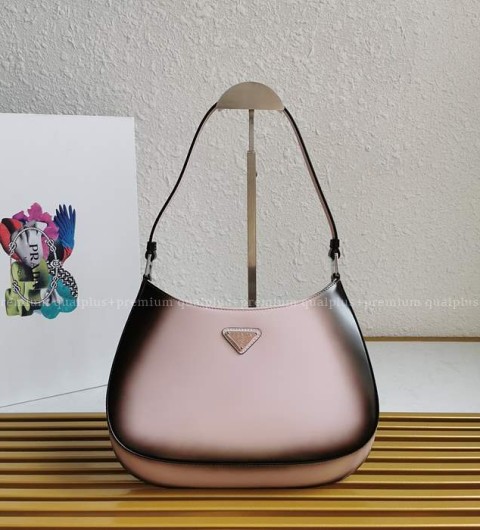 프라다 1BC499 클레오 브러시드 호보 숄더백