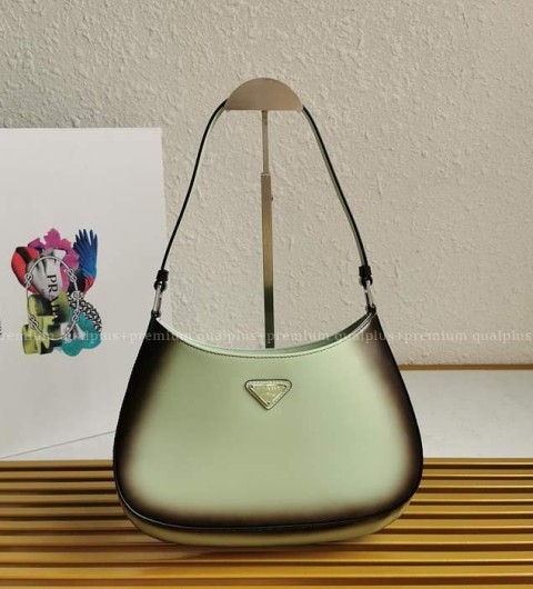 프라다 1BC499 클레오 브러시드 호보 숄더백