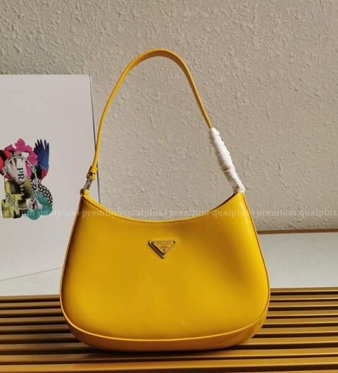 프라다 1BC499 클레오 브러시드 호보 숄더백