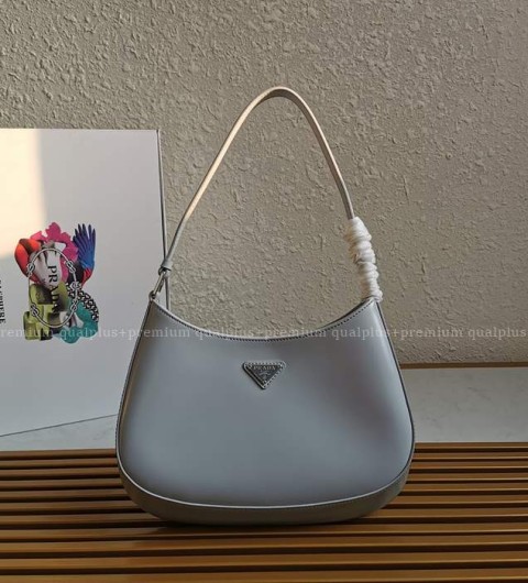 프라다 1BC499 클레오 브러시드 호보 숄더백