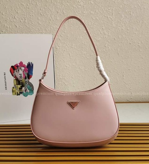 프라다 1BC499 클레오 브러시드 호보 숄더백