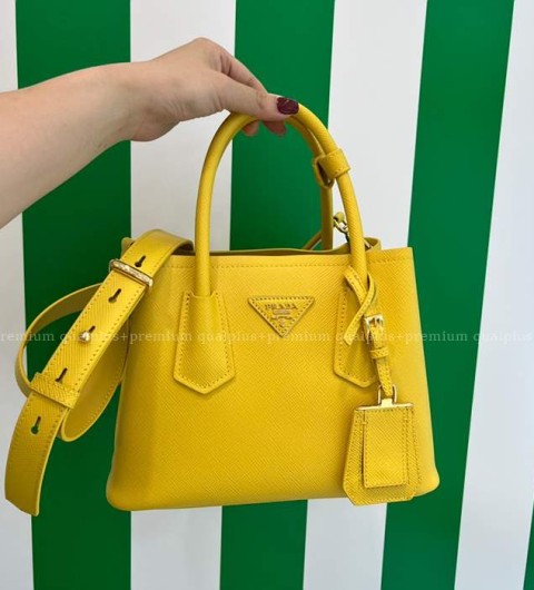 프라다 1BG443 더블 두블레 사피아노 토트백 미니