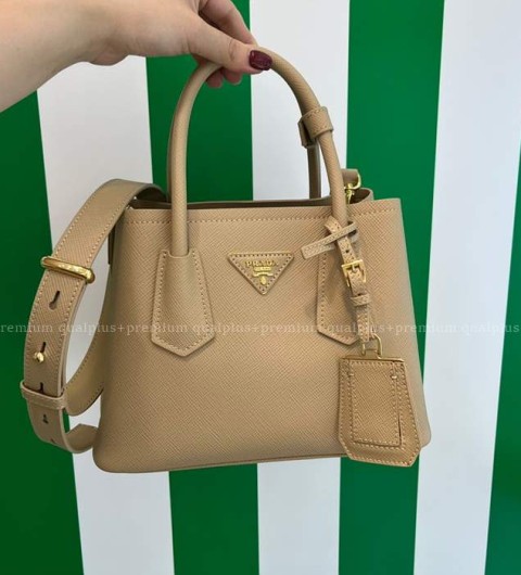 프라다 1BG443 더블 두블레 사피아노 토트백 미니