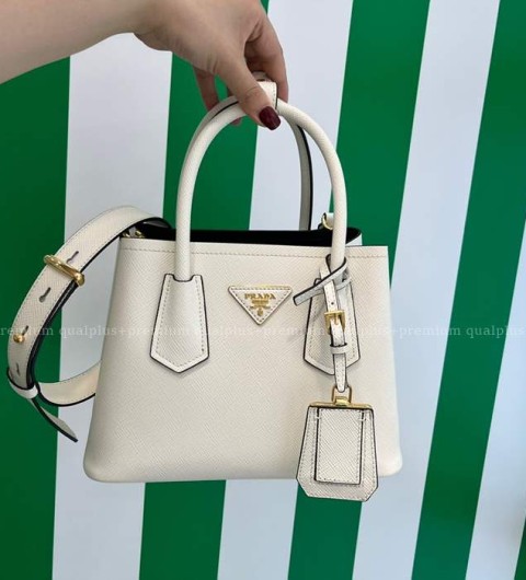 프라다 1BG443 더블 두블레 사피아노 토트백 미니