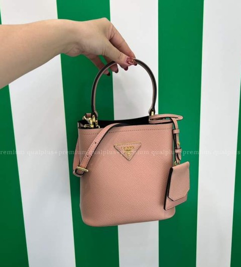 프라다 1BA217 파니에 두블레 사피아노 버킷백 미니