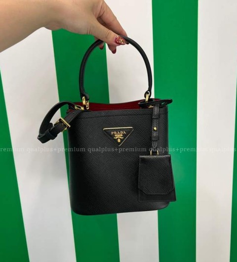 프라다 1BA217 파니에 두블레 사피아노 버킷백 미니