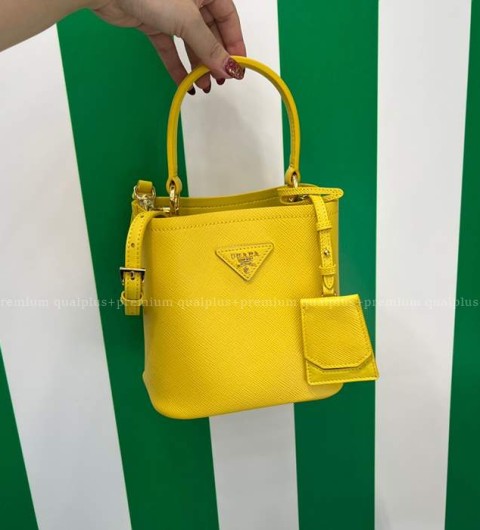 프라다 1BA217 파니에 두블레 사피아노 버킷백 미니