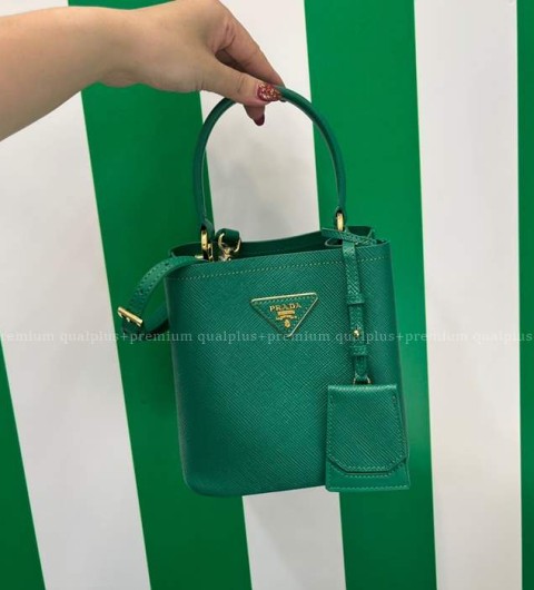 프라다 1BA217 파니에 두블레 사피아노 버킷백 미니