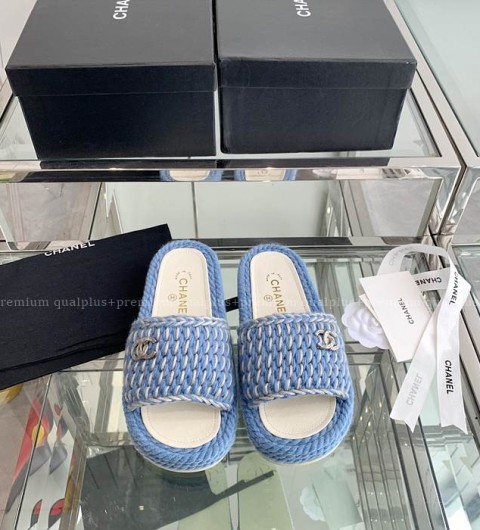 샤넬 뮬 브레이드 슬리퍼 여성용