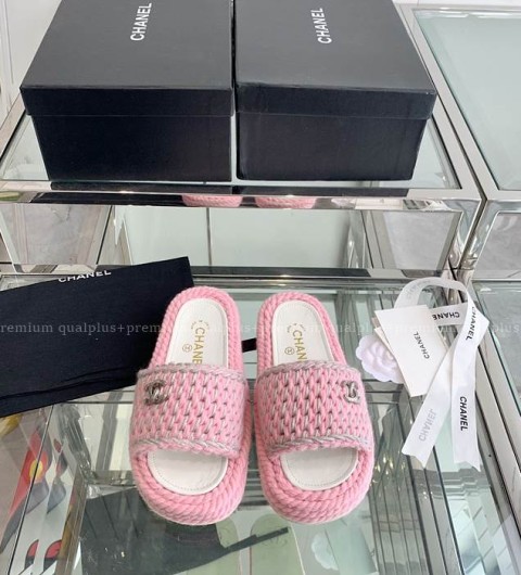 샤넬 뮬 브레이드 슬리퍼 여성용