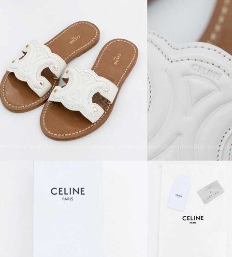 [국내배송] 셀*느 뮬 슬리퍼 화이트