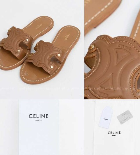 [국내배송] 셀*느 뮬 슬리퍼 브라운