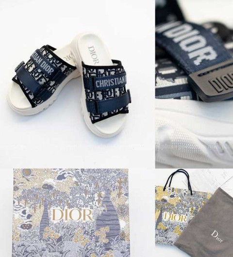 [국내배송] 디* D 원더 오블리크 테크니컬 패브릭 딥블루