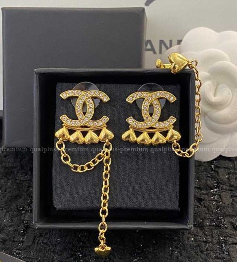 샤넬 CC 하트 귀걸이 여성용