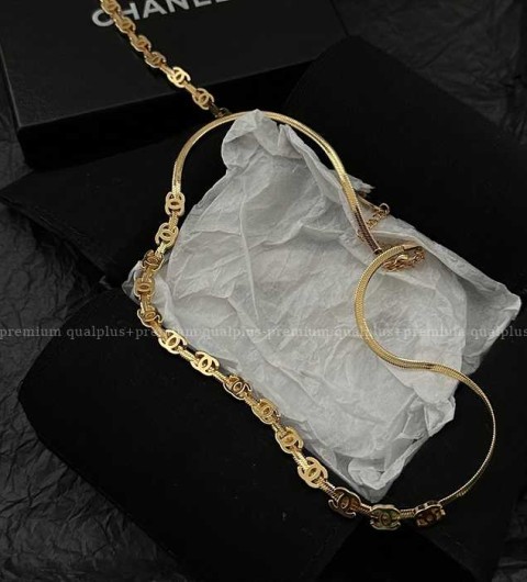 샤넬 CC 뱀피 목걸이 여성용