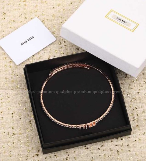 미우미우 메탈 브레이슬릿 목걸이 여성용