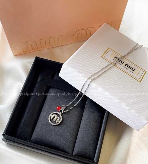 미우미우 펜던트 하트 네크리스 목걸이 여성용