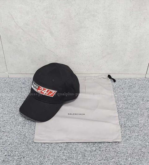 [국내배송] 발*렌시아가 24/7 로고자수 베이스볼 캡