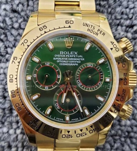[국내배송] 롤렉스 데이토나 그린다이얼 옐로우골드금통 로렉스