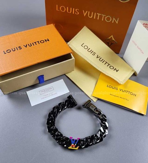 [국내배송] 루*비통 모노그램 블랙 체인팔찌