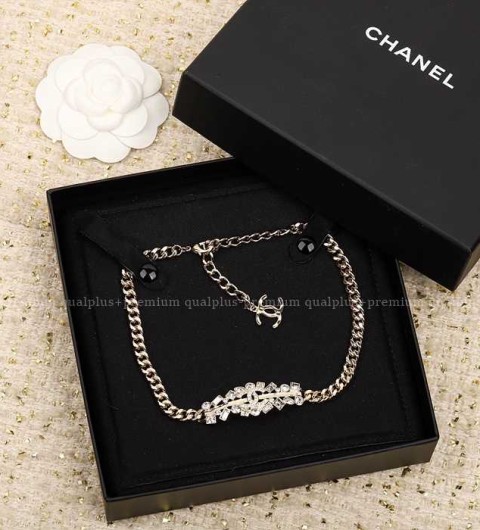 샤넬 CC 체인 드릴 네크리스 초거 목걸이 여성용