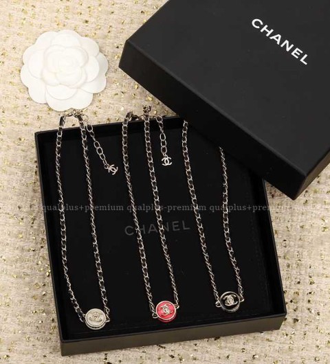 샤넬 CC 버튼 네크리스 목걸이 여성용 (3color)