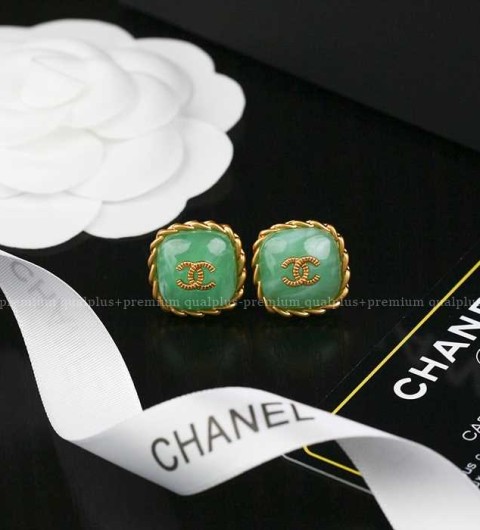샤넬 빈티지 CC 스퀘어 이어링 귀걸이 여성용