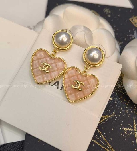 샤넬 하트 CC 이어링 귀걸이