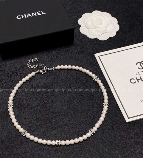 샤넬 CC 진주 네크리스 목걸이